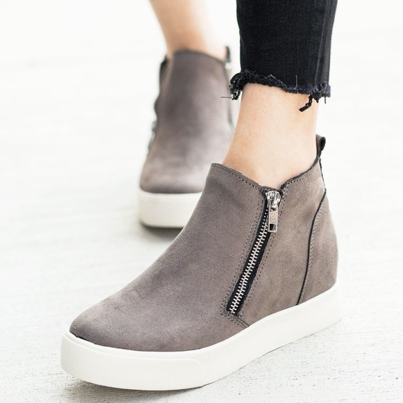 sneaker booties no wedge